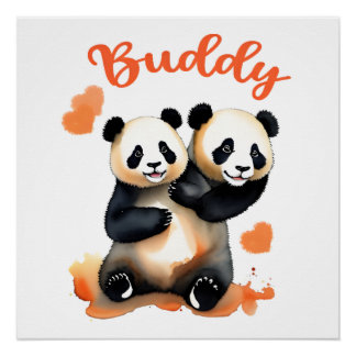 Poster Panda Buddy