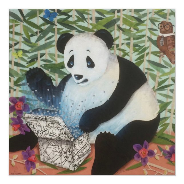 Poster Panda Dora's Box print (Devant)