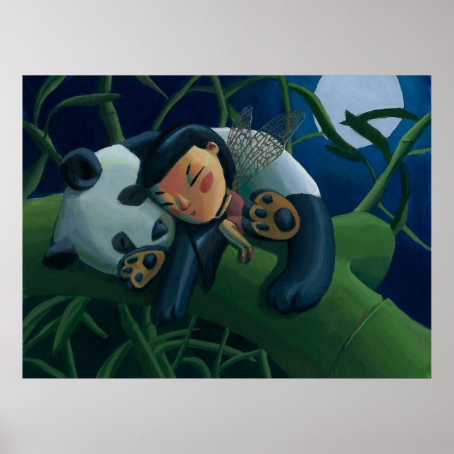 Poster Panda Et Fée (Devant)