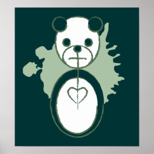 Poster panda splatz.