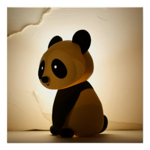Poster Panda Triste
