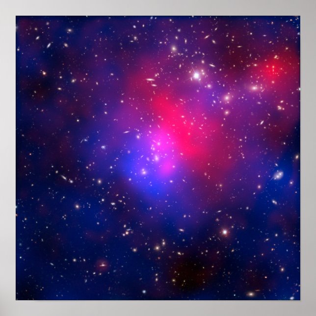 Poster Pandora's Cluster - Abell 2744 Galaxies (Devant)
