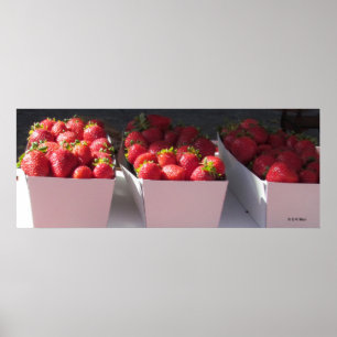 Poster - Paniers fraises