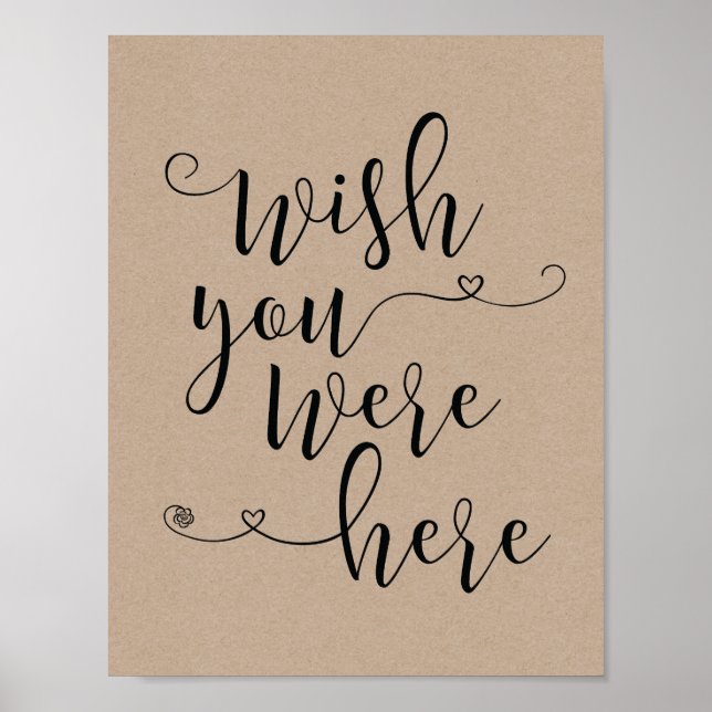 Poster Panneau à mémoire aimante - vous nous manquez (v3) (Devant)