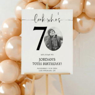 Poster Panneau de bienvenue pour 70e anniversaire Regar