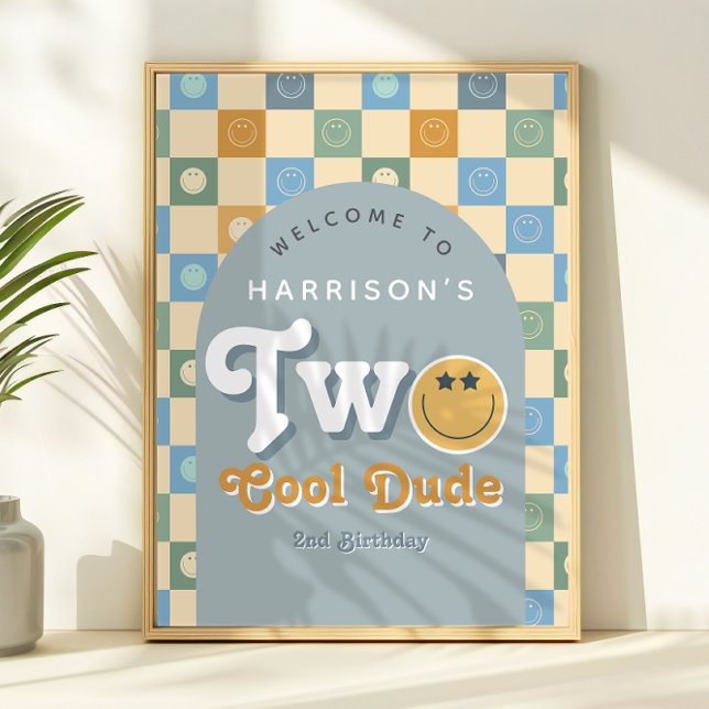 Poster Panneau de bienvenue pour les 2 ans de Two Cool Du (Créateur téléchargé)