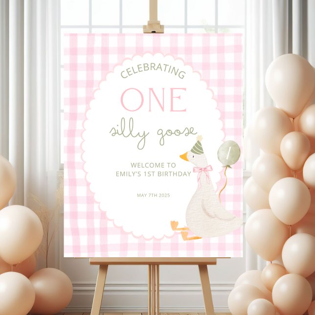 Poster Panneau de bienvenue pour un anniversaire de canar (Créateur téléchargé)