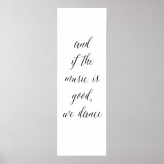 Poster Panneau de danse de cuisine 2