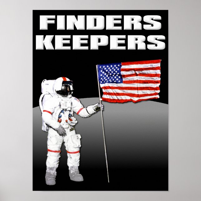 Poster Panneau de l'affiche drôle de lune Finders Keepers (Devant)