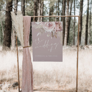 Poster Panneau de l'affiche grand Mariage flush luxueux