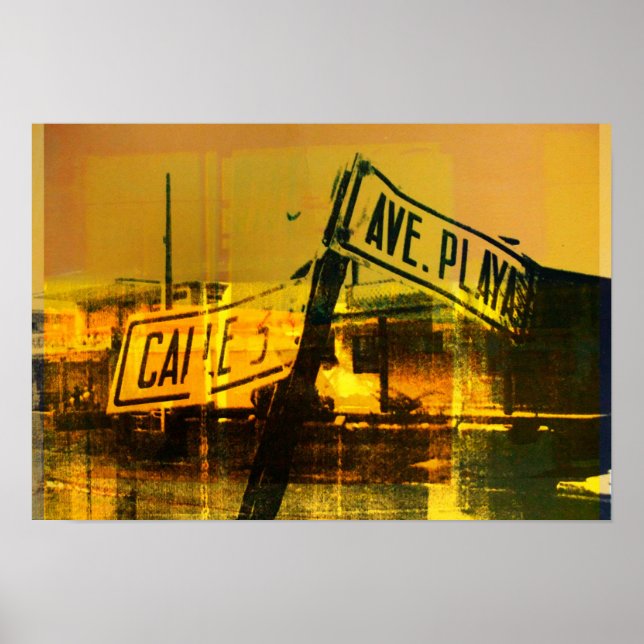 Poster Panneau de rue (Devant)