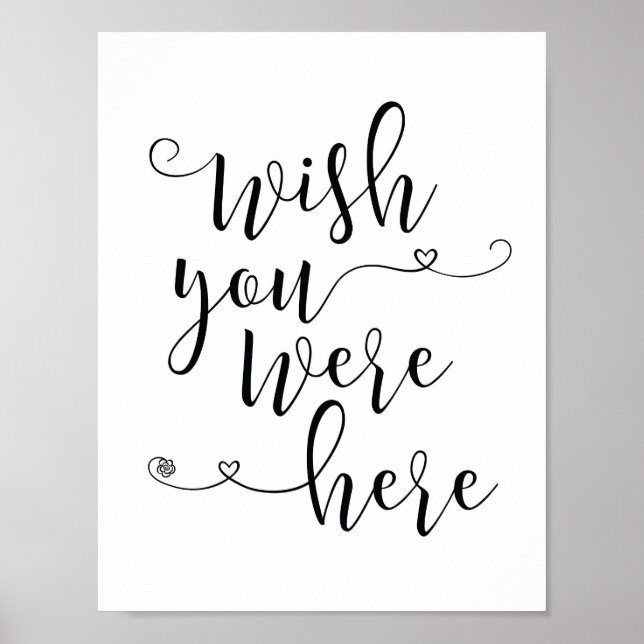 Poster Panneau en souvenir - vous nous manquez (Devant)