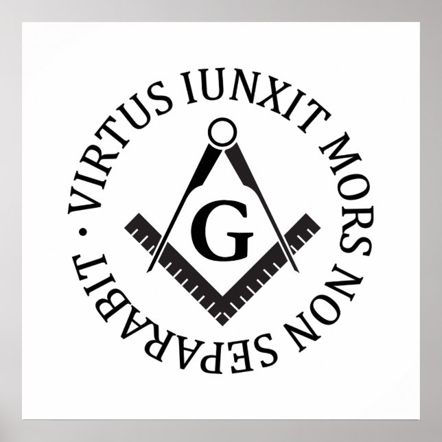 Poster Panneau franc-maçonnerie (Devant)