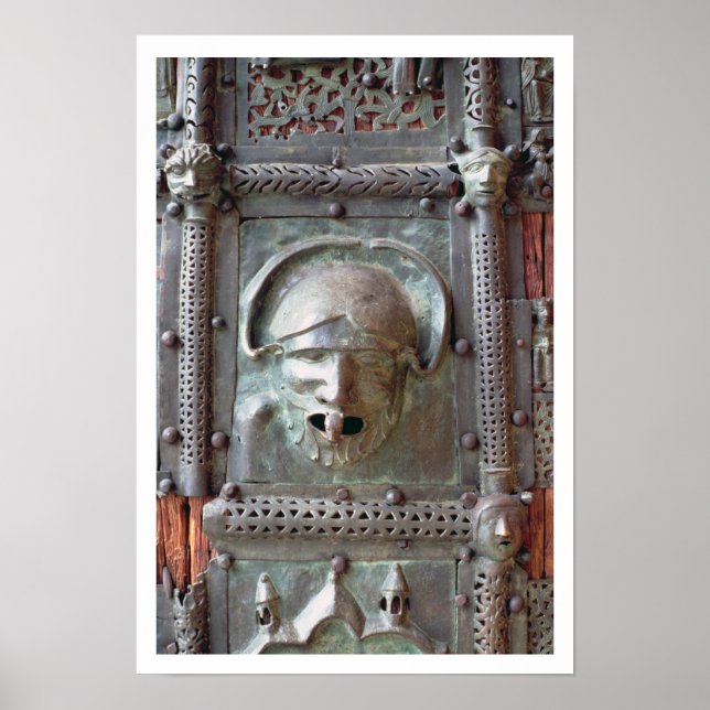 Poster Panneau Gargoyle de la porte gauche du portail, 1 (Devant)