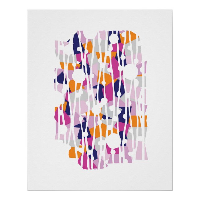 Poster Panneaux dynamiques : Ours en captivité Géométrie (Devant)