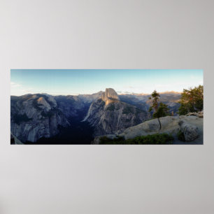 Poster Panorama à demi-dôme de Yosemite