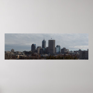 Poster Panorama d'Indianapolis