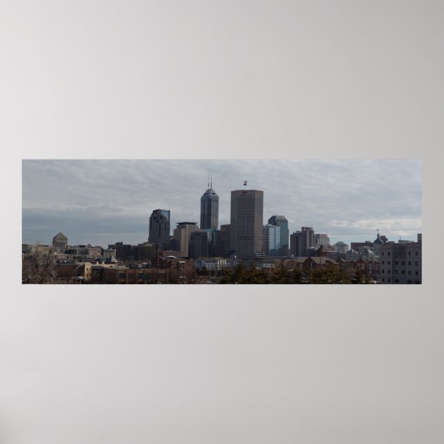 Poster Panorama d'Indianapolis (Devant)