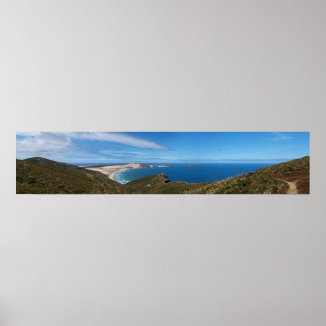 Poster Panorama massif du Cap Reinga (Devant)