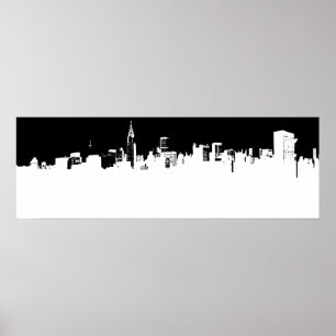 Poster panoramique New York City Pop Art