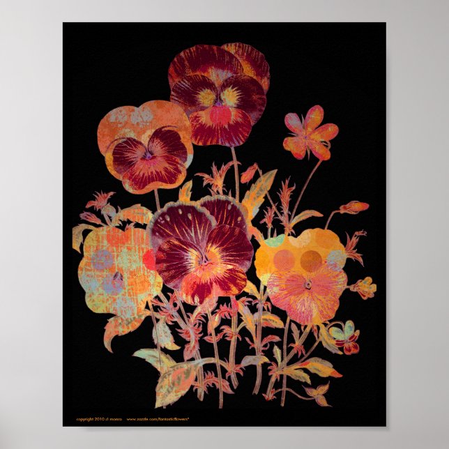 Poster Pansy Exotica 8x10 (Devant)