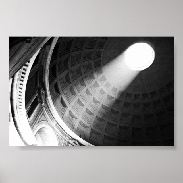 Poster Pantheon Ceiling - Rome, Italy (Devant)