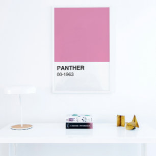 Poster Panther Movie Rose - Pleine Largeur
