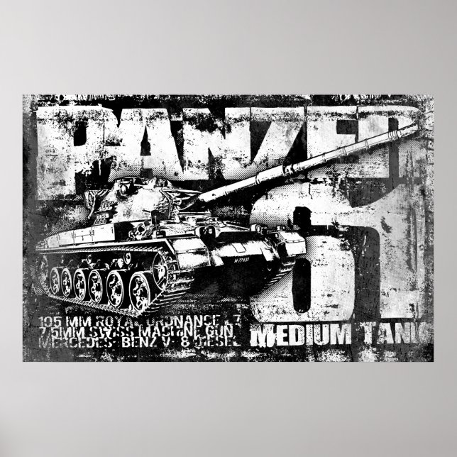 Poster Panzer 61 (Devant)