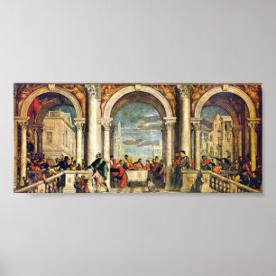 Poster Paolo Veronese - Fête à la Maison de Levi