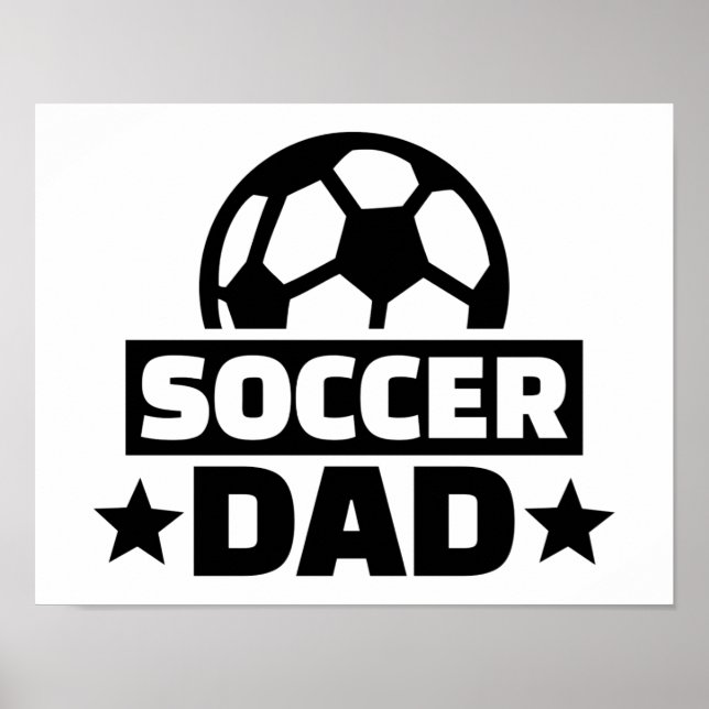 Poster Papa de football (Devant)