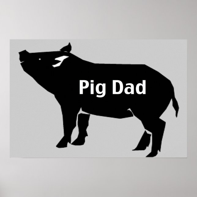 Poster Papa de porc (Devant)