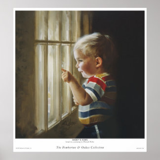 Poster Papa est à la maison