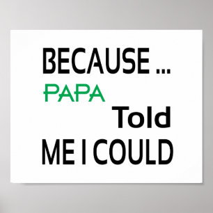 Poster Papa (format d'image standard)