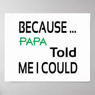 Poster Papa (format image standard)