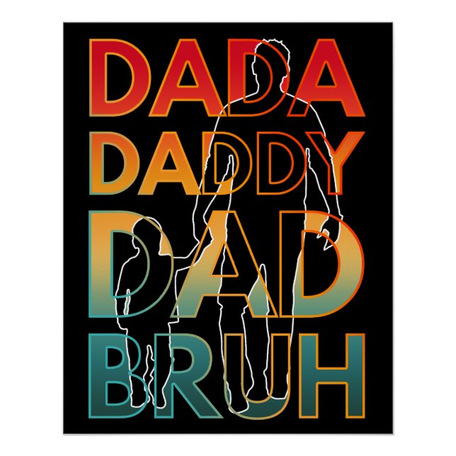 POSTER PAPA PAPA DAD BRUH (Devant)