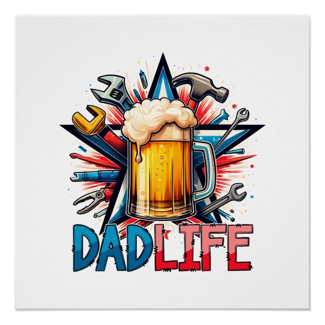 Poster Papa, vie (Devant)