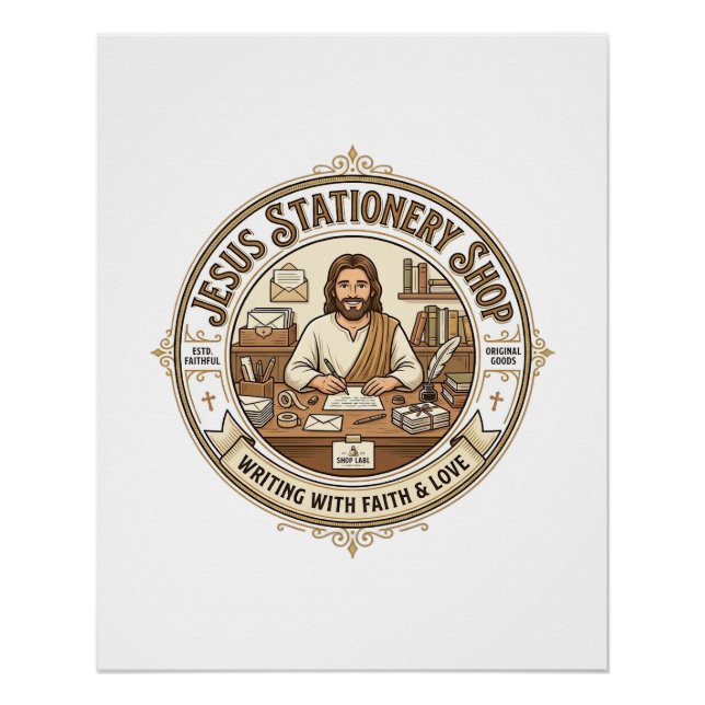 Poster Papeterie Jésus Papeterie Jésus Christ (Devant)