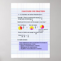 Poster Papier à 6 calculer (Matte)