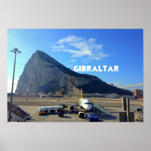 Poster Papier de l'affiche de valeur Rock of Gibraltar