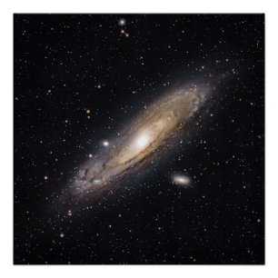 Poster Papier peint de la galaxie d'Andromède   Décoratio
