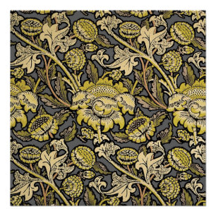 Poster Papier peint floral Arts & Crafts de William Morri