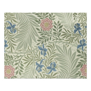 Poster Papier peint floral de Larkspur de William Morris