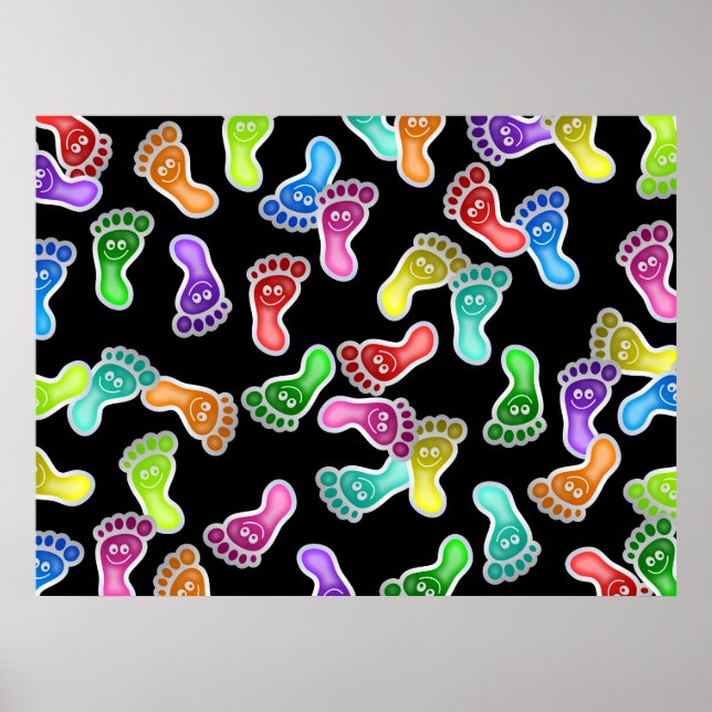 Poster Papier peint Happy Feet (Devant)