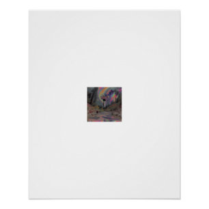 Poster PapillonFleur Arc-en-Ciel Forêt Ruisseau