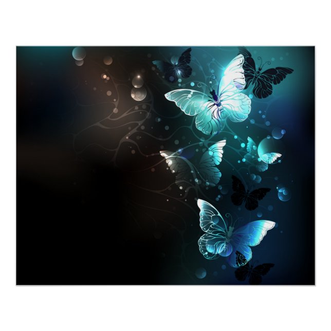 Poster Papillons de nuit à la menthe (Devant)