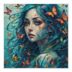 Poster Papillons et blues série 1