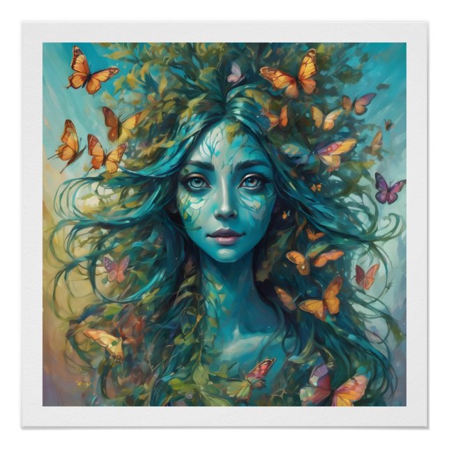 Poster Papillons et blues série 9 (Devant)