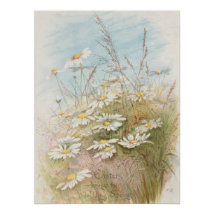 Poster "Pâques apporte le printemps naissant"
