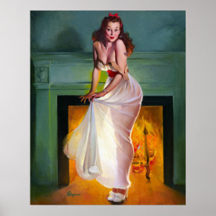 Poster Par la pointe d'incendie vers le haut