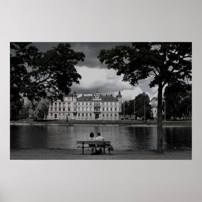 Poster par l'affiche sur l'eau (Devant)